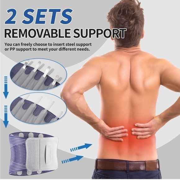 Brand New Back Brace Lumbar Support Belt Back Pain Relief Support Posture - Picture 10 of 11